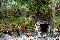 Entrance of a goldmine, Andes, Bolivia, October 2013.