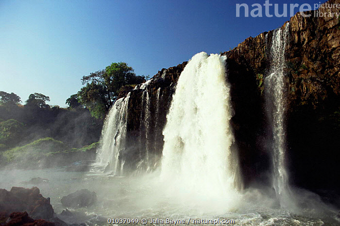 Stock photo of Tis Abay waterfall, Blue Nile. Ethiopia.. Available for ...