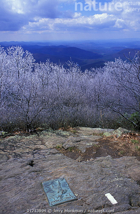 Stock Photo Of The First Trail Blaze And Southern Terminus Sign Of The ...