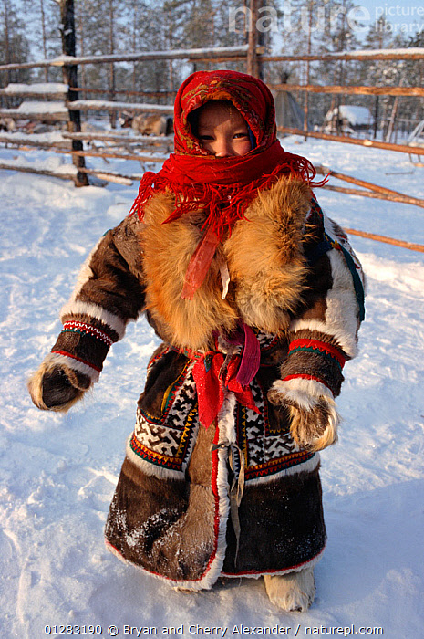 Nenets Patterns Stock photo of Forest Nenets girl in traditional dress. Numto, Khanty ...