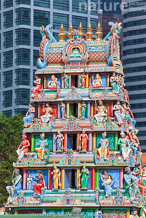 Gopuram of Sri Srinivasa Perumal Temple Stock Photo | Adobe Stock