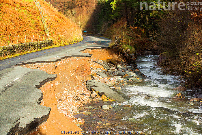 Stock photo of The A591, the main road through the Lake District ...