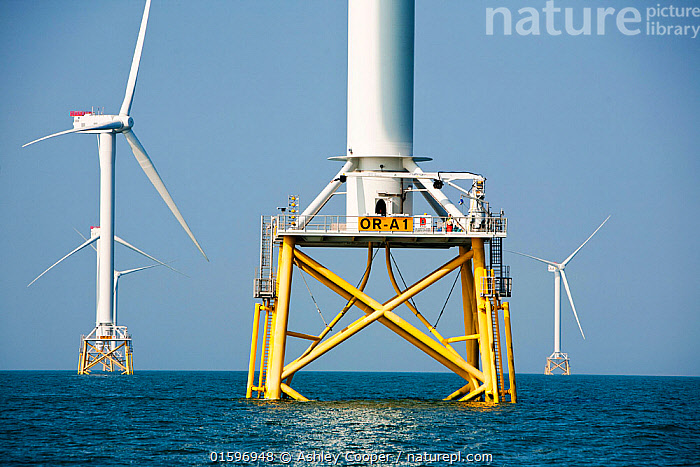 Stock photo of The Ormonde Offshore Wind Farm Barrow In Furness