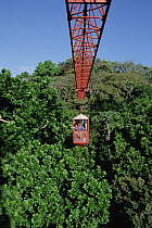 Forty meter rainforest canopy research crane used by researchers at Smithsonian Tropical Research Institute (STRI) at Parquet Metropolitan, Panama