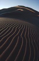Wind ripples in sand dunes, Namib Desert, Namibia