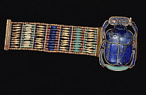 King Tut's bracelet with scarab, Cairo Museum, Egypt