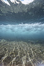 Waves underwater, Maui, Hawaii