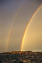 Double rainbow, Neptune Islands, South Australia