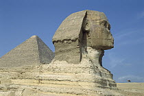 The Sphinx and Great Pyramids, Giza, Cairo, Egypt