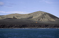 Surtsey Island, new volcanic island born by a violent eruption in 1963, Westman Islands, Iceland