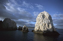 Granite outcrop marking tip of peninsula, Cabo San Lucas, Baja California, Mexico