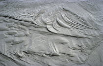 Wind patterns in sand dunes, Magdalena Island, Baja California, Mexico