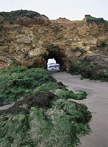 Arched rock, Pescadero State Beach, California
