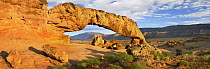 Panorama of Sunset Arch, Grand Staircase-Escalante National Monument, Utah