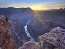 Sunrise as seen from Toroweap Overlook, Grand Canyon National Park, Arizona