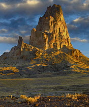 Agathla Peak, the basalt core of an extinct volcano, Monument Valley Navajo Tribal Park, Arizona