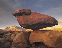 Balanced rock, Guadalupe Mountains, Texas