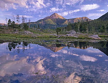Engineer Mountain reflected in Scout Lake, Colorado