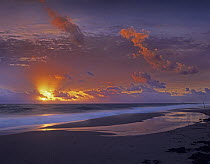 McArthur beach at sunrise, Florida