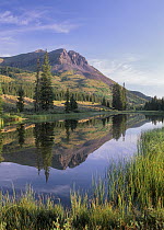 Sultan Mountain and Grand Turk from Molas Lake, Colorado