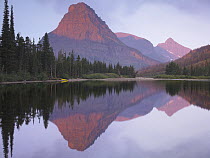 Mount Sinopah reflected in Two Medicine Lake, Glacier National Park, Montana