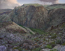 Rio Grande winding through Madera Canyon, Big Bend Ranch State Park, Chihuahuan Desert, Texas
