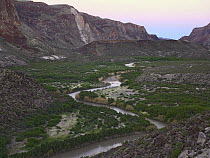 Rio Grande from Big Hill Overlook, Big Bend Ranch State Park, Chihuahuan Desert, Texas