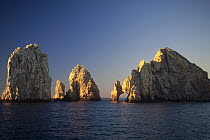 Sea stacks and natural bridges, Cabo San Lucas, Baja California, Mexico