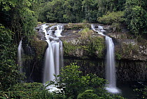 Tchupalla Falls in the upper section of Henrietta Creek, Palmerston National Park, Queensland, Australia