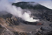 Sulphur pool and crater, Poas Volcano National Park, Costa Rica