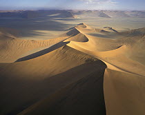 Star dune formations, Namib-Naukluft National Park, Namibia