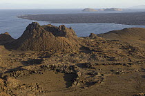 Bartolome Island a landscape of lava and ash, Galapagos Islands, Ecuador