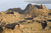 Bartolome Island a landscape of lava and ash, Galapagos Islands, Ecuador