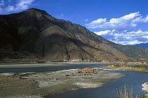 The Yangtze River, the longest river in Asia, Lijiang, Yunnan Province, China