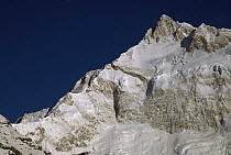 Kangchenjunga, Talung face from Dzong Ri, 8585 meters, most easterly of the world's fourteen 8000 metre peaks, Sikkim Himalaya, India