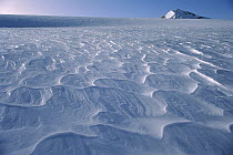 Wind waves on snow, Garden of Eden, Southern Alps, New Zealand