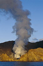 Active volcanic vent on White Island, Bay of Plenty, New Zealand