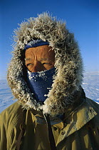 Fred Morris dressed for arctic temperatures, Greenland