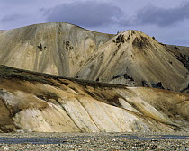 Barren desert-like landscape, Iceland