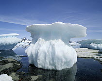Melting snow and ice, Greenland