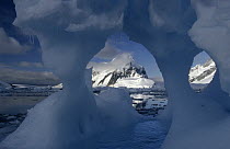 Eroded iceberg, Lemaire Channel, Antarctica