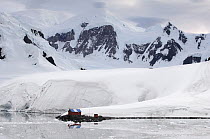 Research station on the coast, Antarctica