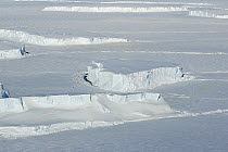 Icefield, Riiser-Larsen Ice Shelf, Antarctica