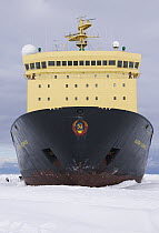 Bow of the Russian icebreaker Kapitan Khlebnikov, Antarctica