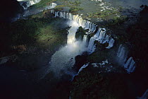 Aerial view of the Iguacu Falls, Brazil