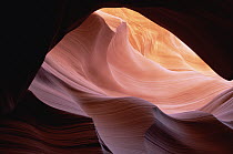 Slot Canyon sculpted by rushing water, sand, boulders and frost, Arizona