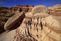 Sandstone buttes, eroded slopes and boulders, Grand Staircase-Escalante National Monument, southern Utah