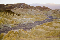 Colorful badlands, Zabriskie Point, Death Valley National Park, California