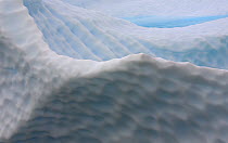 Iceberg sculpted by waves and melting of ice near Booth Island, Antarctica