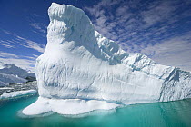Iceberg sculpted by waves and melting of the ice, western Antarctica